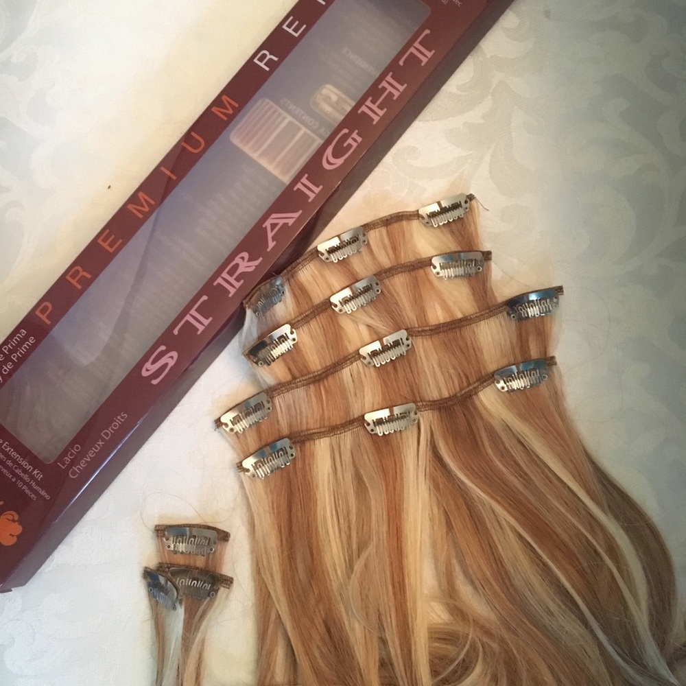 Euronext 14” Blonde Frost Clip-In Hair Extensions